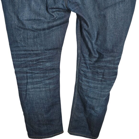 Levis Mens 514 Slim Straight‎ Jeans W40 L30 Original Riveted Denim Blue - Picture 5 of 8